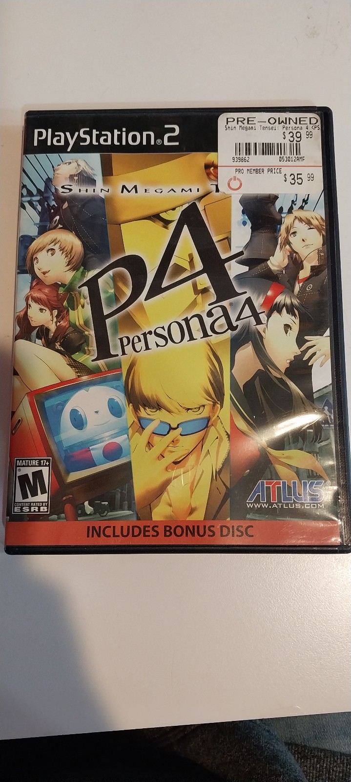 Persona 4 fir Playstation 2