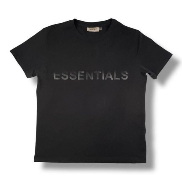 Essentials Fear Of God 3D Black T-Shirt Size Extra Large