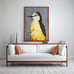 It captures the vibrant energy of the painting Serenade