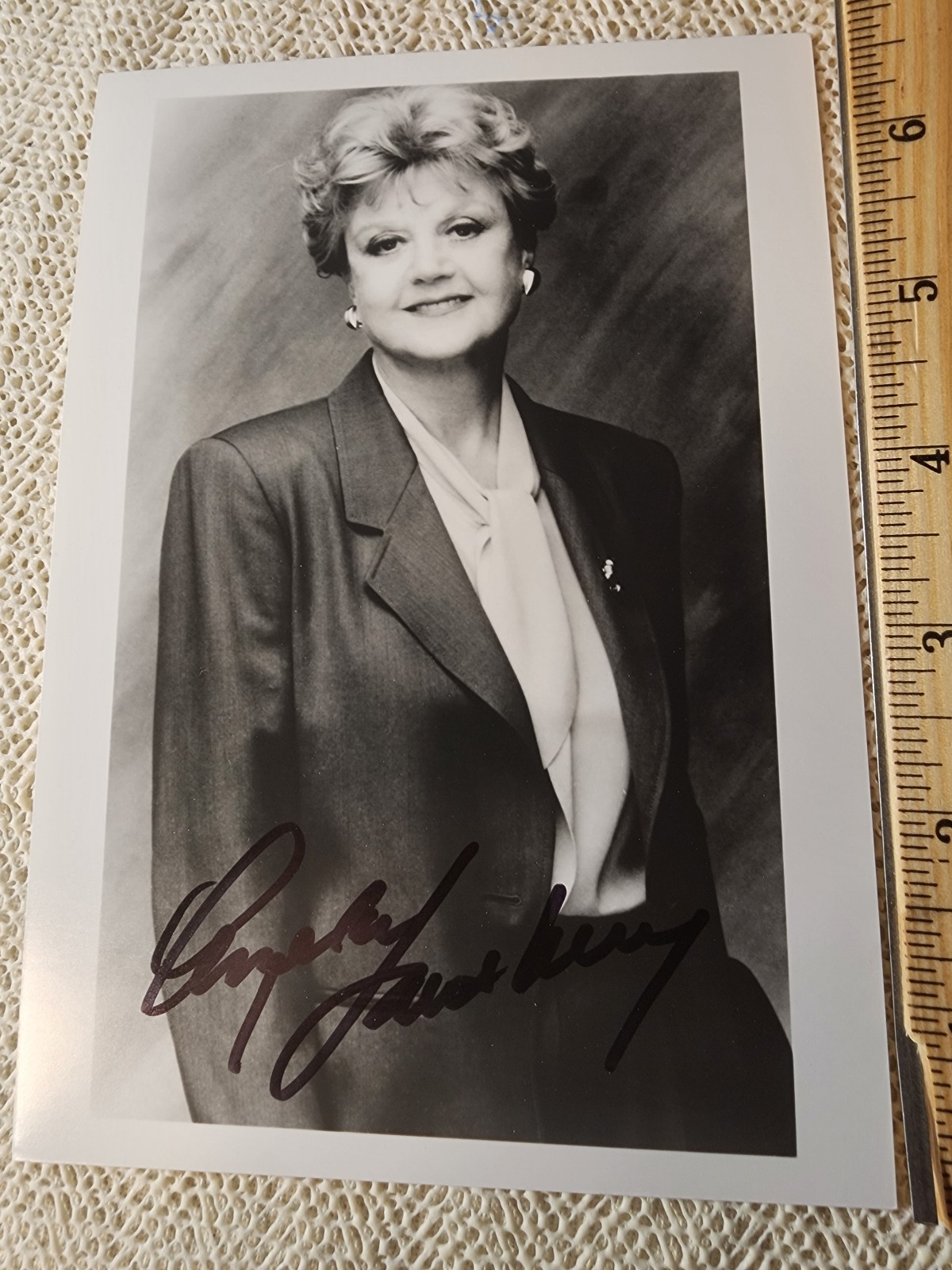 ANGELA LANSBURY signed/autographed 5x7- Murder She Wrote w/coa