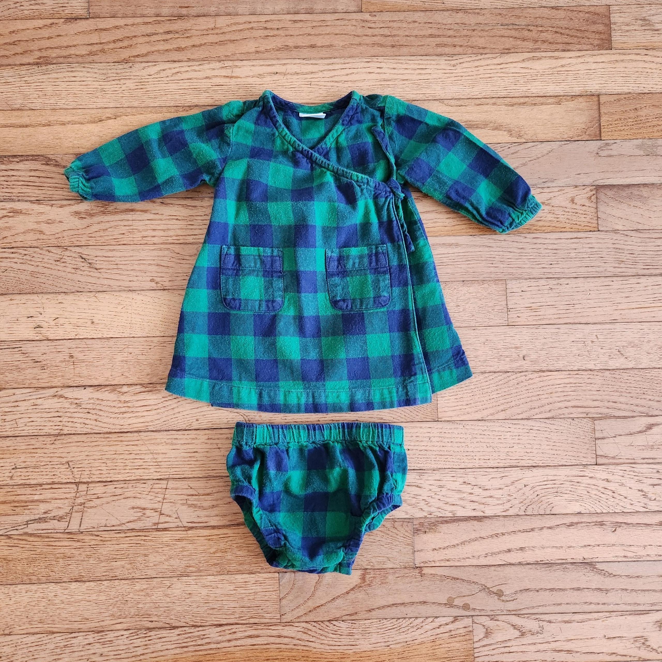 Hanna Andersson Dress and Diaper Cover Size 12-18 Months