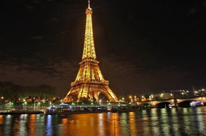 Eiffel Tower Canvas Wall Art Decor Print