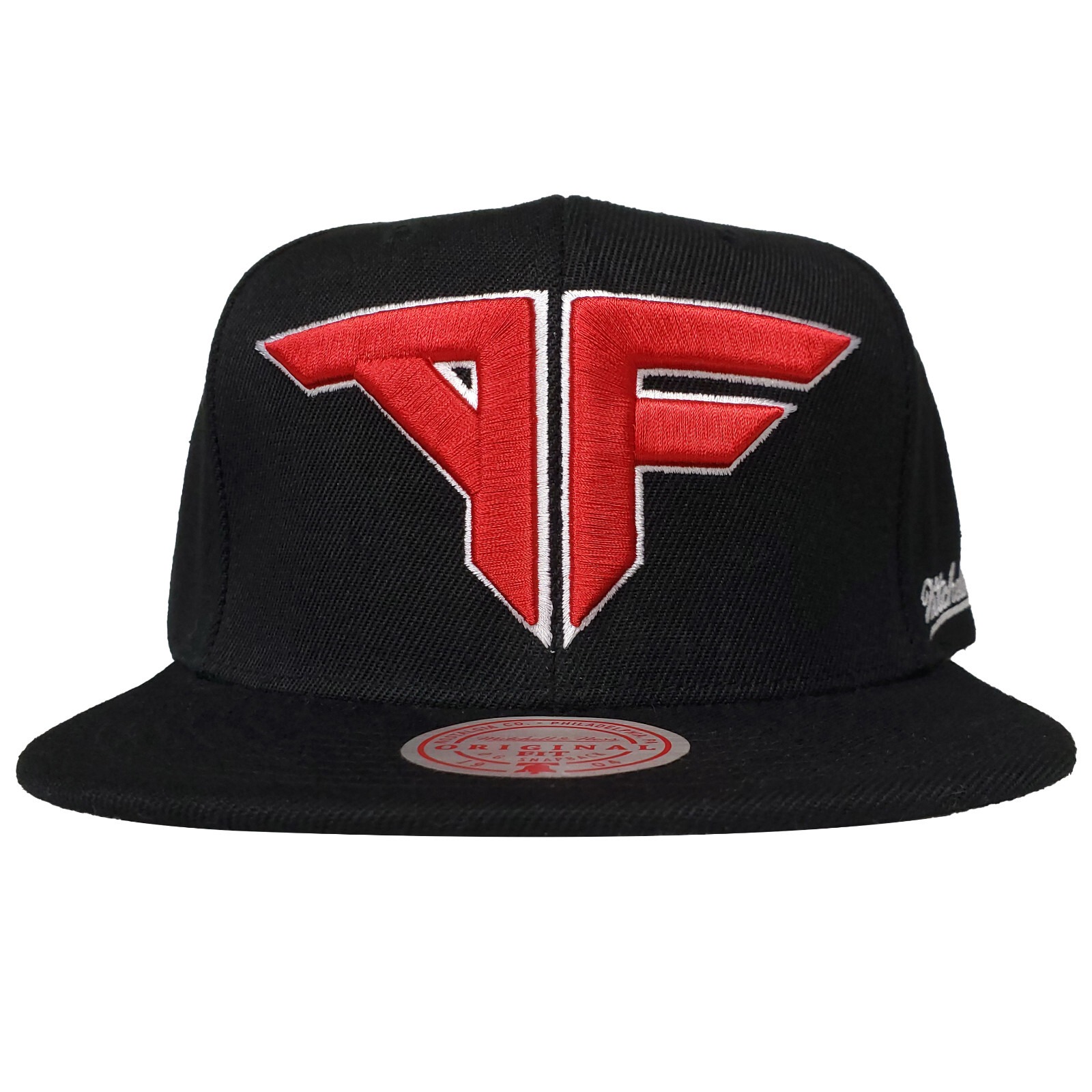 Atlanta Faze Call of Duty x Mitchell & Ness Snapback Hat Cap 3D Logo Black NWT