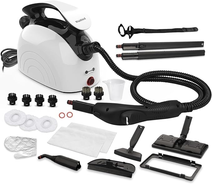 NEW Steam Cleaner, with 21 Accessories, Portable Handheld Steam Mop Natural