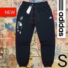 75 New Adidas Mens Luxe Fleece Dolla Joggers! S