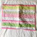 Pottery Barn Kids Quilted Pillow Shams (Two- Pair) Pink Green