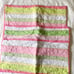 Pottery Barn Kids Quilted Pillow Shams (Two- Pair) Pink Green