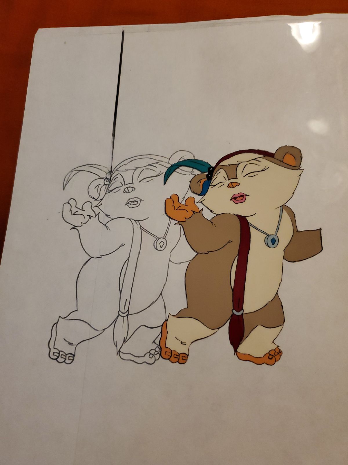 Ewoks Cartoon 80s Original Production Art