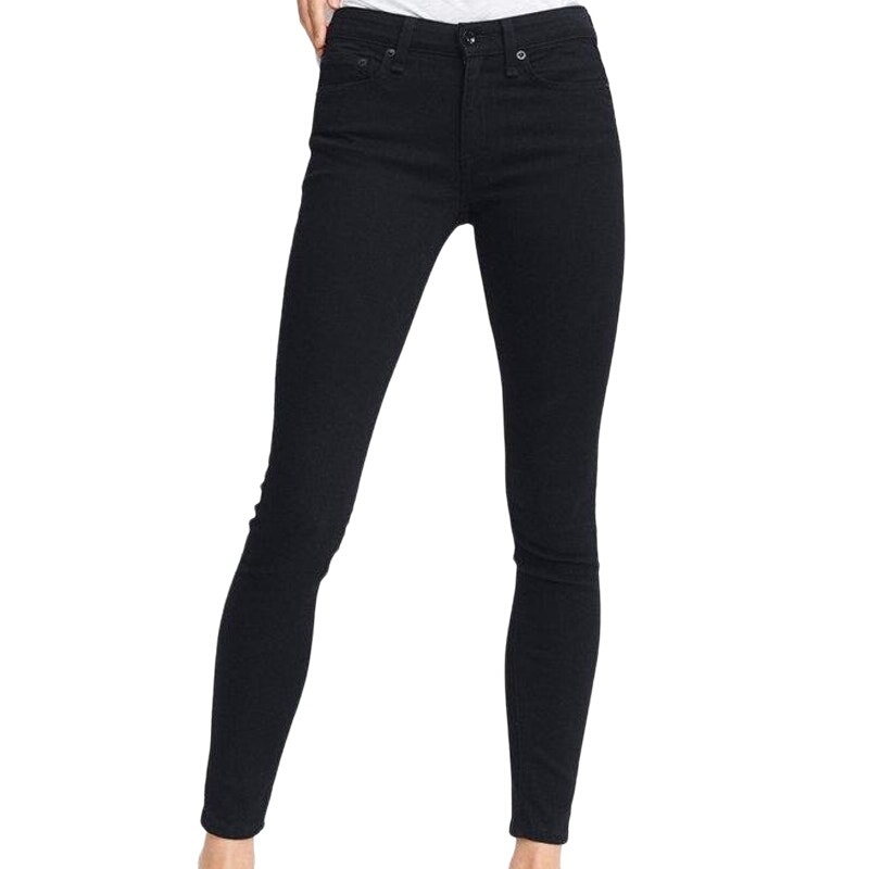 Rag & Bone Flexi Cate Ankle Skinny Jean Black Women's Size 27 New With Tags