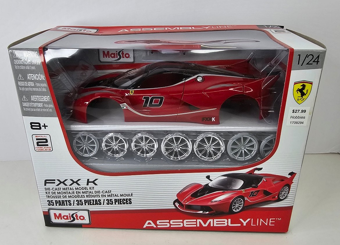 6X FERRARI MAISTO ASSEMBLY DIE CAST MODEL KIT 512TR 456GT