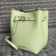Michael Kors Emilia Small Bucket Bag Messenger Light Sage