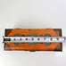 Vtg Wood Jewelry Box Asian Design Carved Jade Inlay Brass Hardware