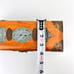 Vtg Wood Jewelry Box Asian Design Carved Jade Inlay Brass Hardware
