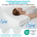 Queen Size Memory Foam Pillow, Adjustable Contour