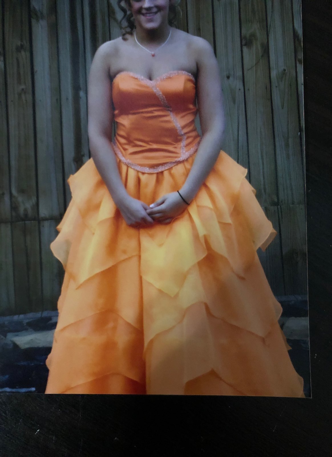 Orange Prom Dress