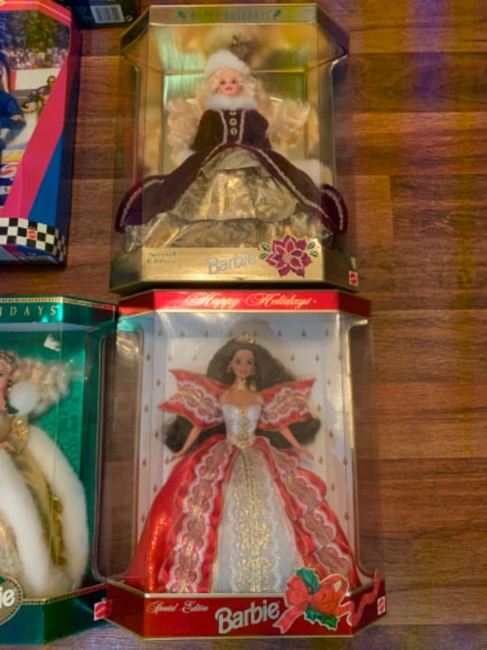 Holiday/Harley barbies