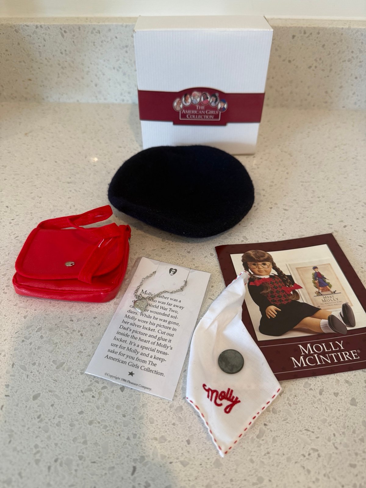Pleasant Company American Girl Molly’s Accessories From 1990s. BRAND NEW