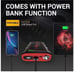Portable Car Battery Jump Starter (Up to 7.0L Gas or 5.5L Diesel Engine), 12V Po