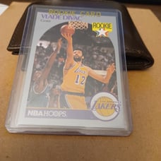 Vlade Divac ~ 1990 HOOPS ~ LA Lakers ~ HOF ~ ROOKIE card RC