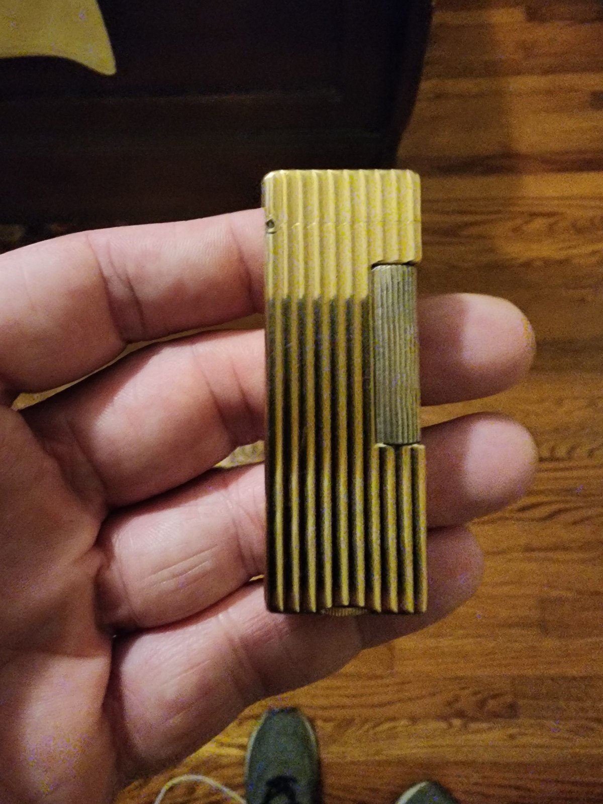 ROLLALITE THE ORIGINAL 1950s JAMES BOND VINTAGE LIGHTER GOLD PLATED