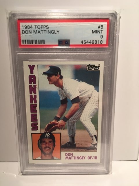1984 Topps #8 Don Mattingly Yankees Rookie PSA 9 MINT