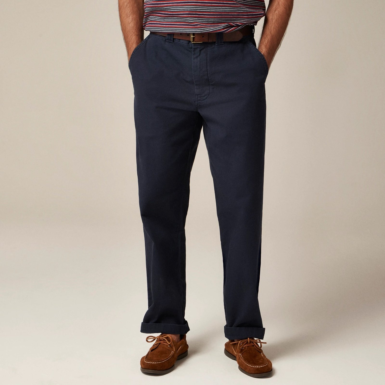 PABLO VINCI Oiled Chino Trousers - Size S chinos