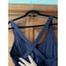 NWT Andie Women's The Tulum One Piece Long Torso Smooth Swimsuit Blue Size XLT