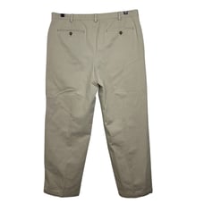 L.L. Bean flannel lined pants men’s 40x29 double L natural fit khaki flat front