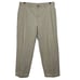 L.L. Bean flannel lined pants men’s 40x29 double L natural fit khaki flat front