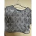 Set of two silver sparkling shirts one is Zara