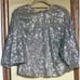 Set of two silver sparkling shirts one is Zara