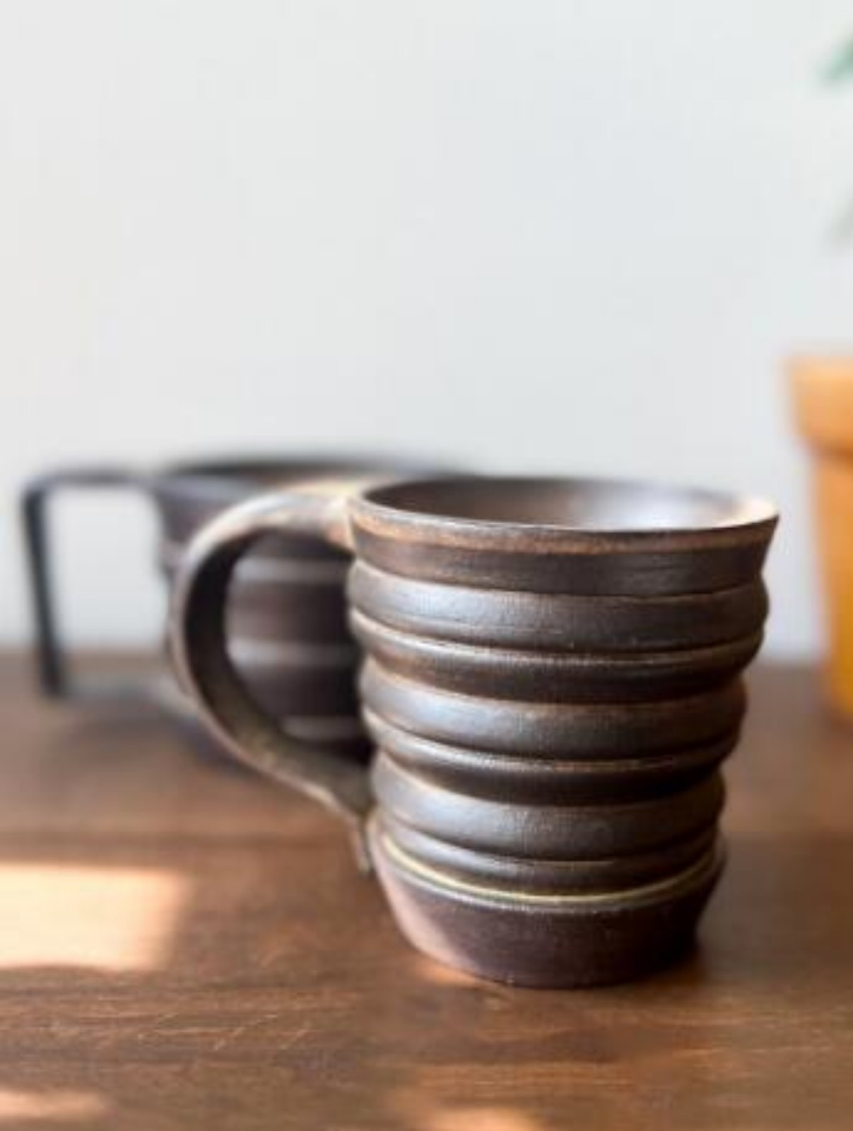 Earthy, Textured, Shino Mug