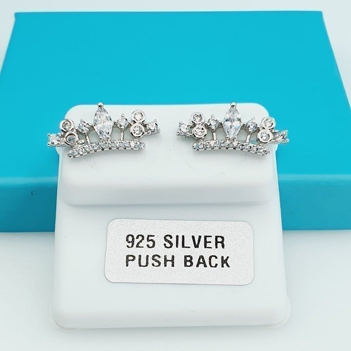 925 Sterling Silver CZ Beautiful Earrings for Women, 1USPAR4228