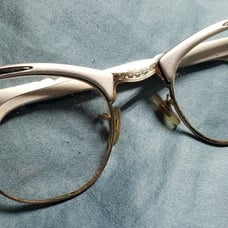 glasses 18ktg cateye glasses vintage collectors authentic eye wear