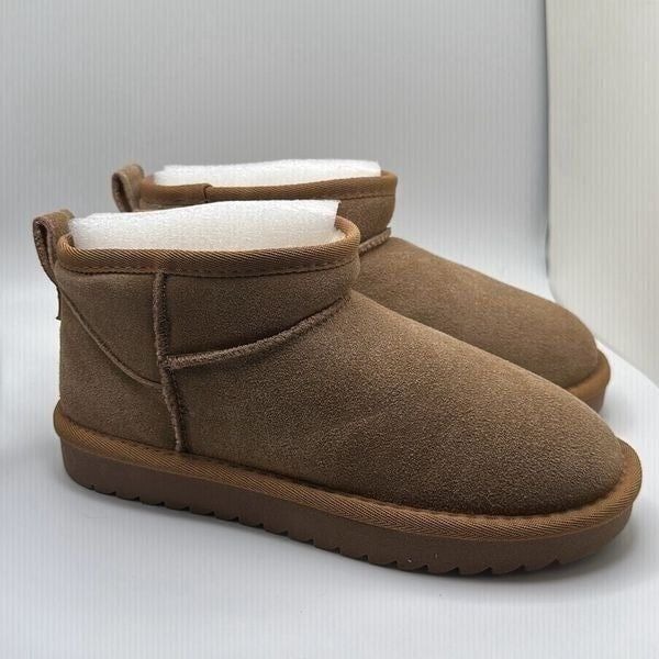 CUSHIONAIRE Women's pull on boot 6 CHESTNUT