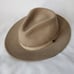 Brixton Messer Packable Fedora Sand Medium Brim Adult Unisex Size XS 100% Wool