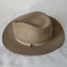 Brixton Messer Packable Fedora Sand Medium Brim Adult Unisex Size XS 100% Wool