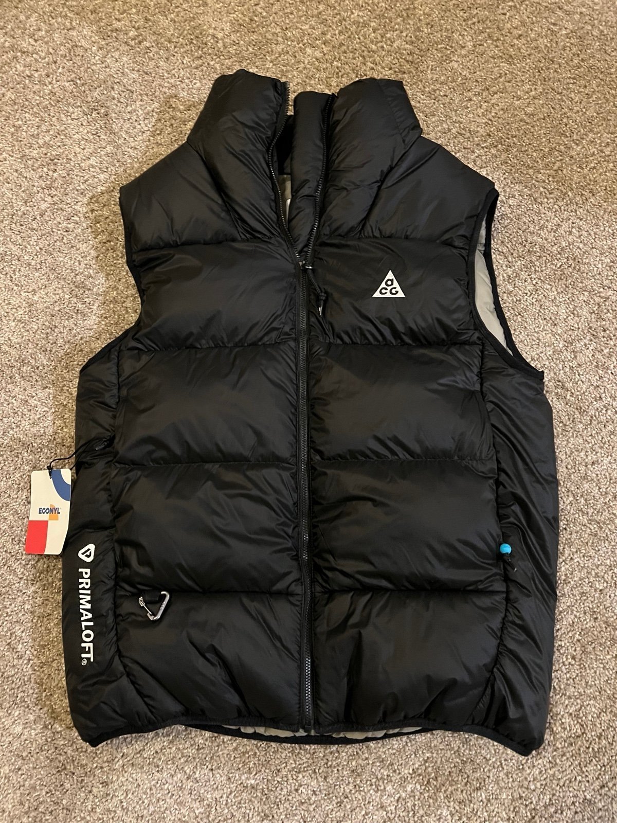 NIKE ACG LUNAR LAKE VEST Black Sz XS