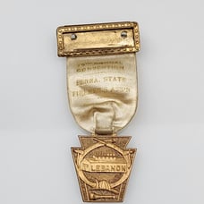 Lebanon Pa 75th Annual Convention For Firemens Association Medal