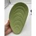GLOBAL VIEWS Shell Green Plate MADE IN ITALY Platter Dish 10.25”x5.5”