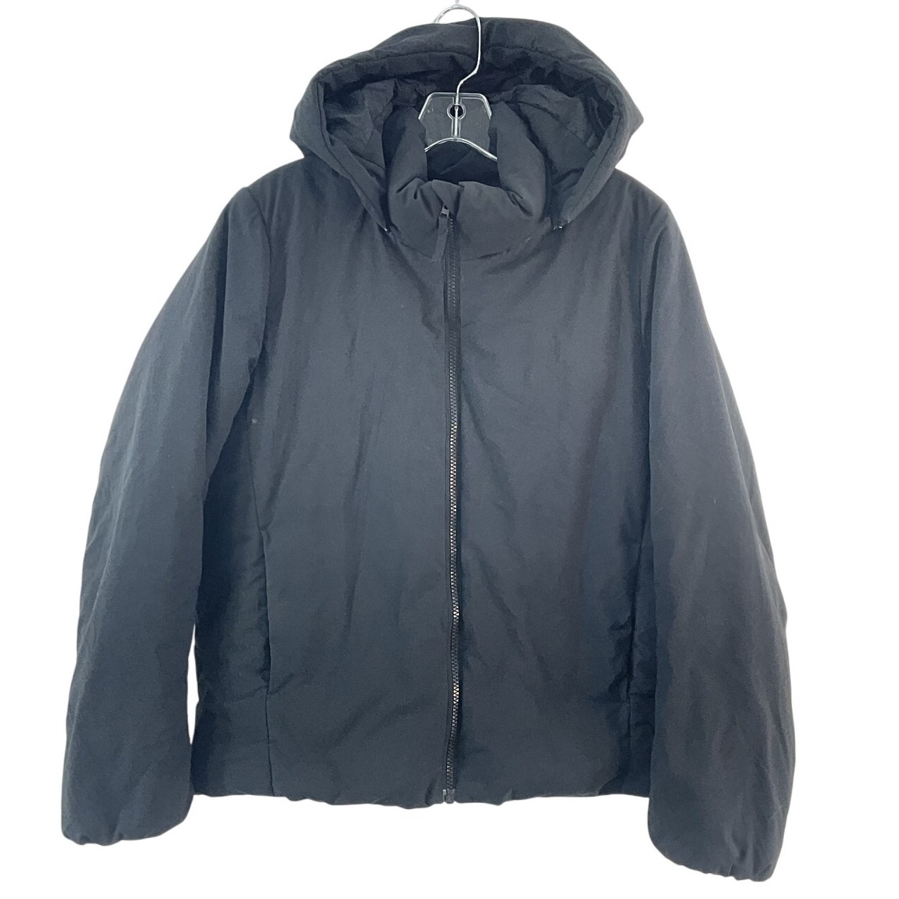 Uniqlo Black Puffer Hooded Parka Jacket Polyester Women’s Size Small Preowned