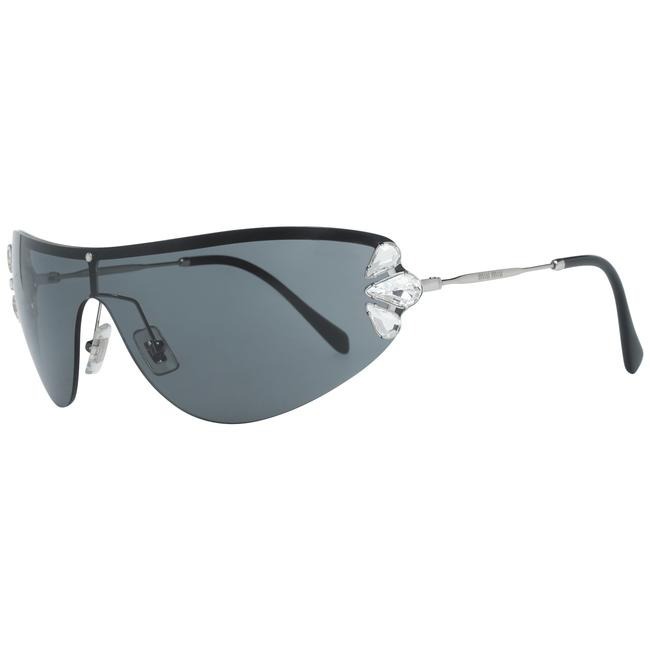 miu miu silver women sunglasses