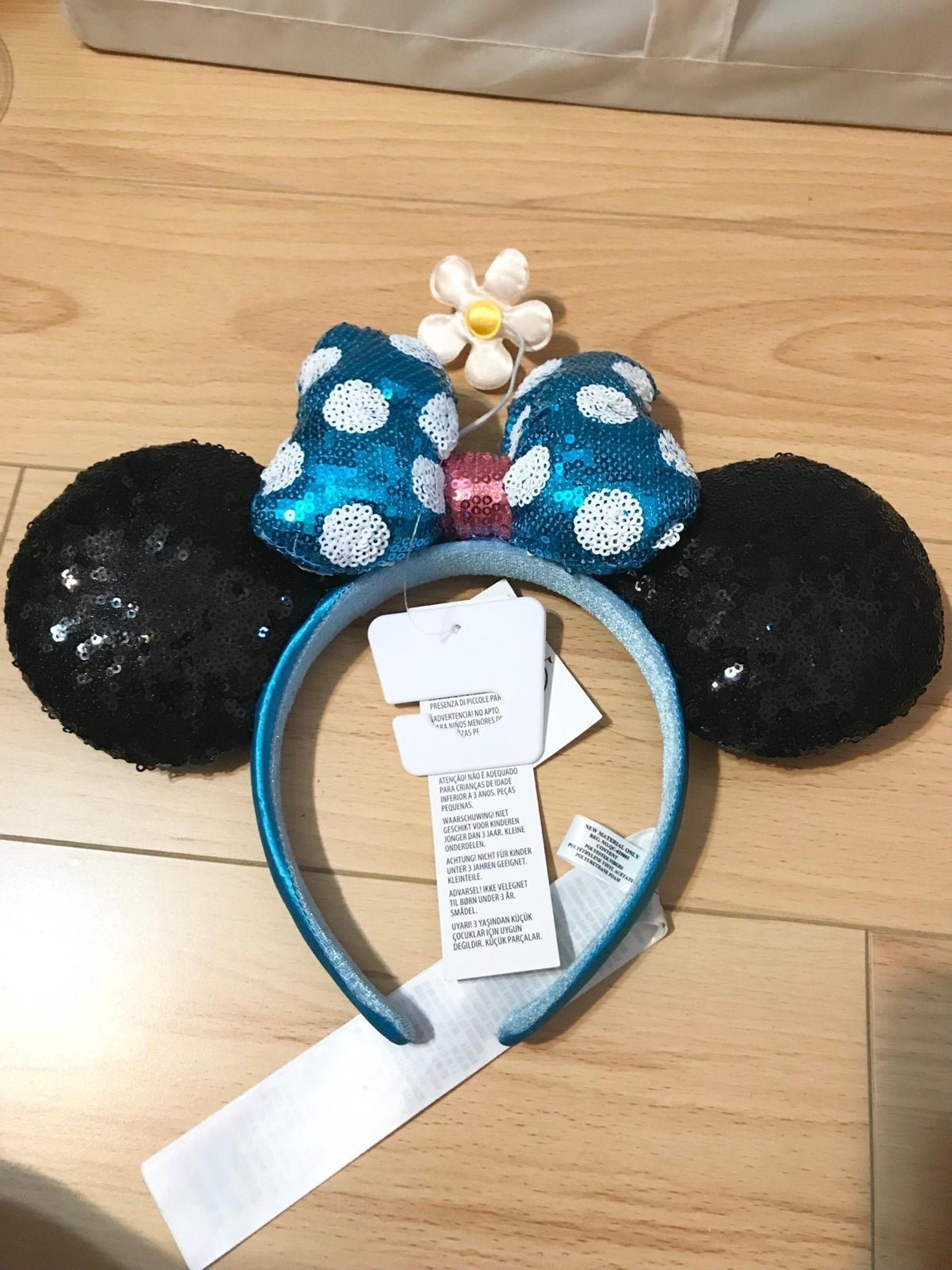 New Disney Minnie Ears Headband Sequined #Disneyland Sanrio Kawaii Mickey Japan