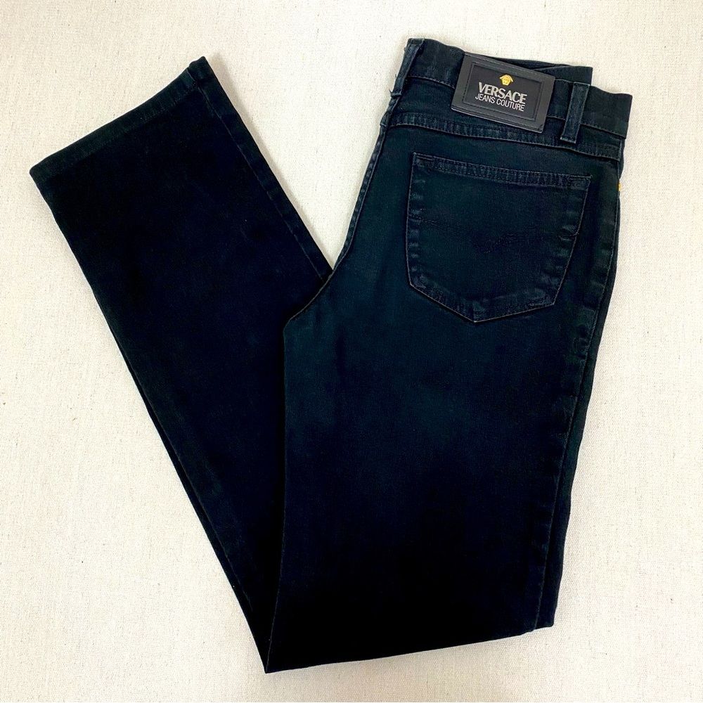 VERSACE Couture Vintage Black Jeans