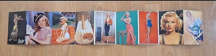 Vintage Rare Unique Marilyn Monroe The American Postcard Co. Inc. #11/9 Postcar
