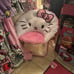 Hello Kitty Adult Size Saucer Lounge Chair!