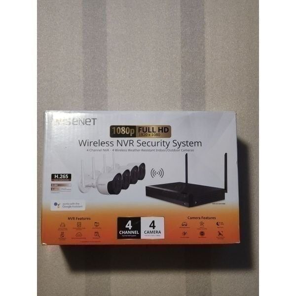 4 Channel Full HD Surveillance 1TB HD 4-Wireless 1080p Security System