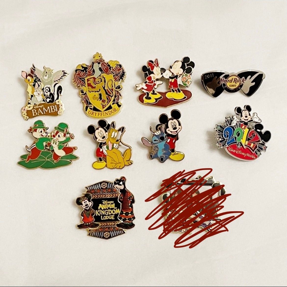 Walt Disney World Collectable Trading Pins Bundle