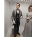 Home Interiors Vtg Bride And Groom Figurines 9 Inch Victorian Style Homco Tawain