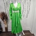 Farm Rio Lime Green Cut Out Maxi Dress Sz S